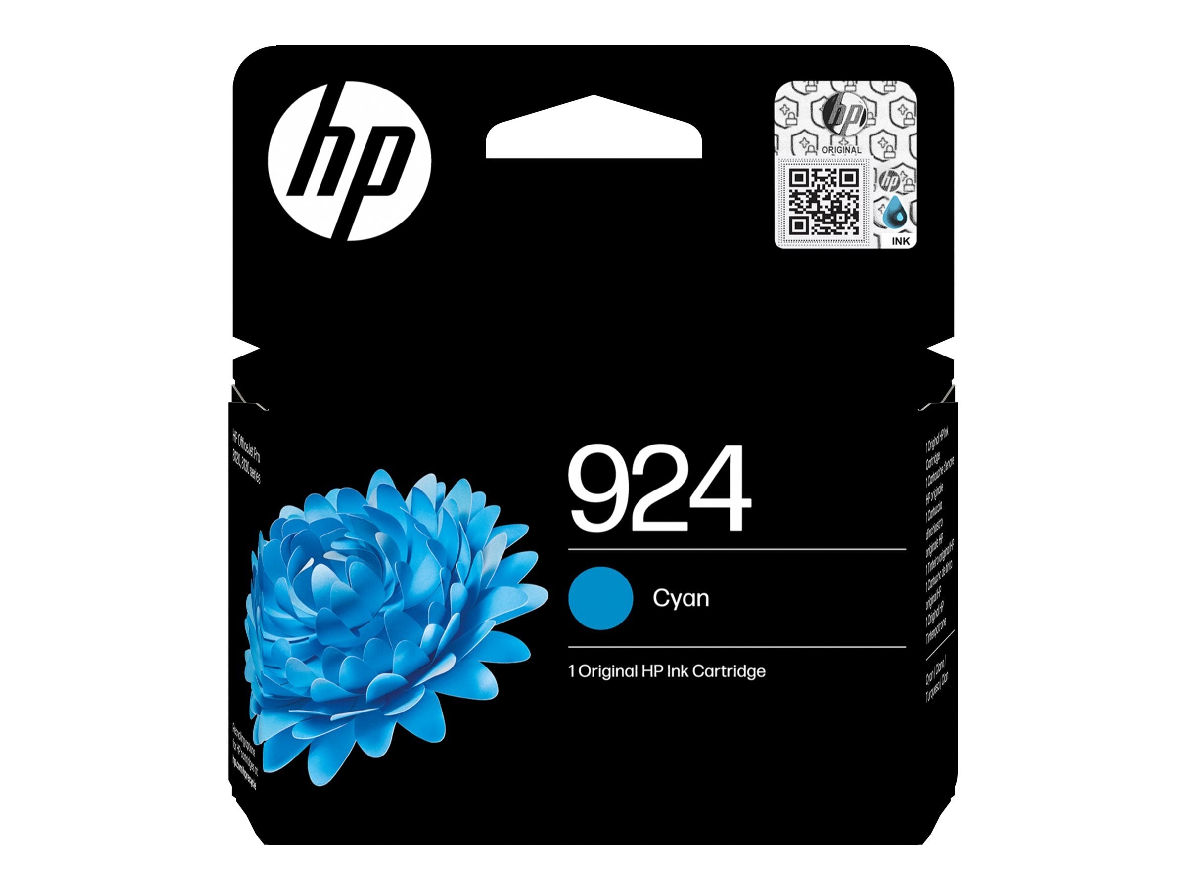 HP 924 Cyan Original Ink Cartridge