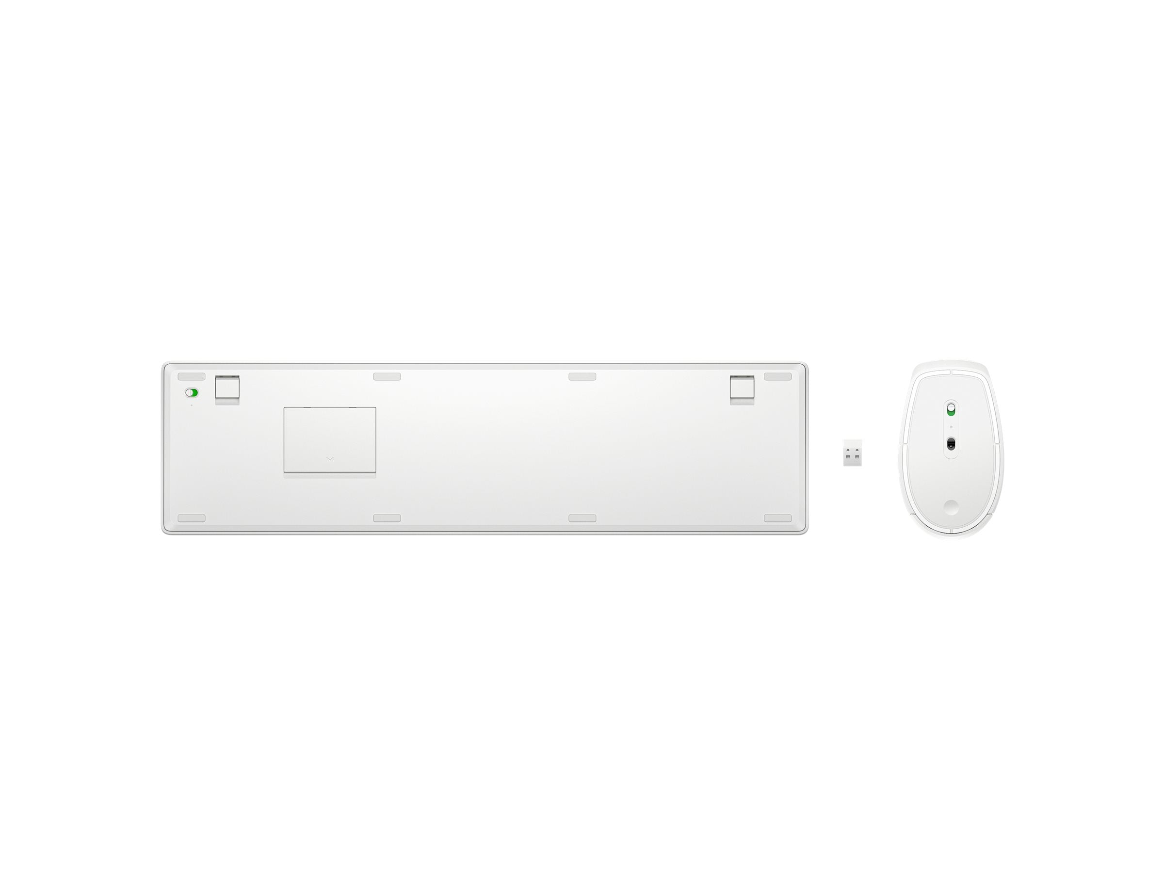 HP 655 Wireless Keyboard and Mouse Combo White (FR)