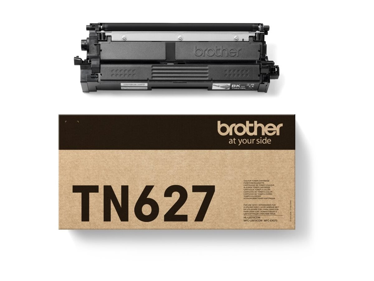 BROTHER TN-627BK UHY Black Toner Cartridge 10K