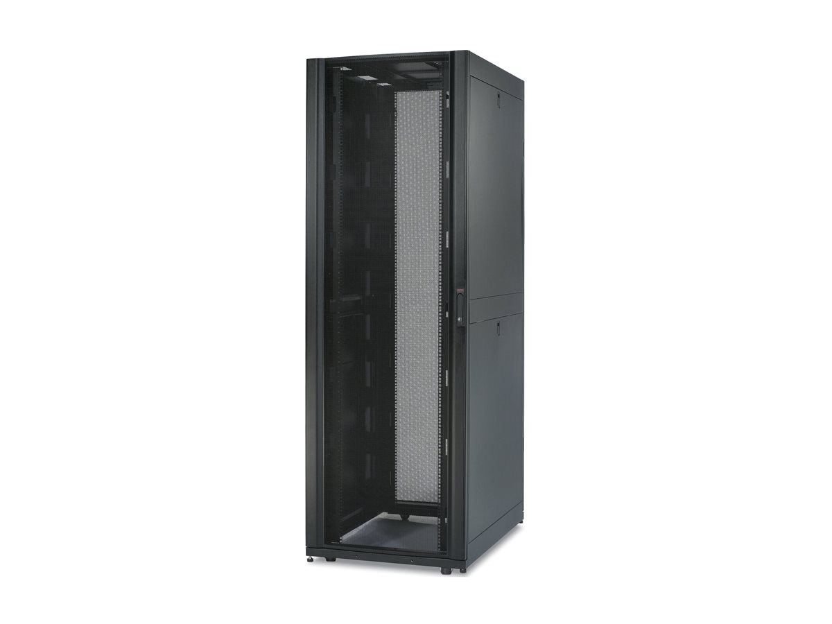 APC NetShelter SX Enclosure Rack cabinet without sides Black 42U 19 TAA Compliant