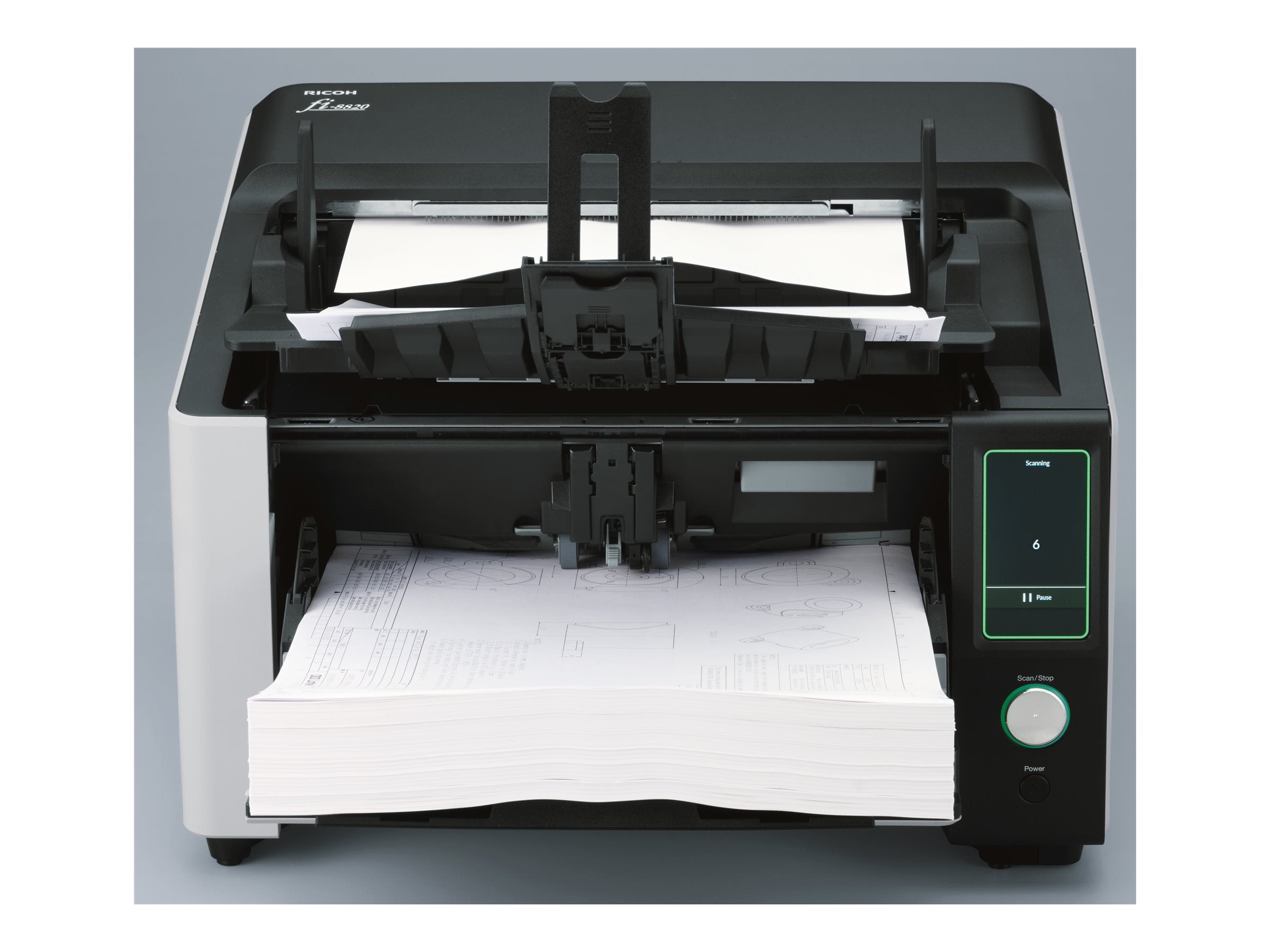 RICOH fi-8820 120ppm/240ipm A3 Duplex ADF USB3.2 Gigabit LAN Mid-Volume Production Scanner