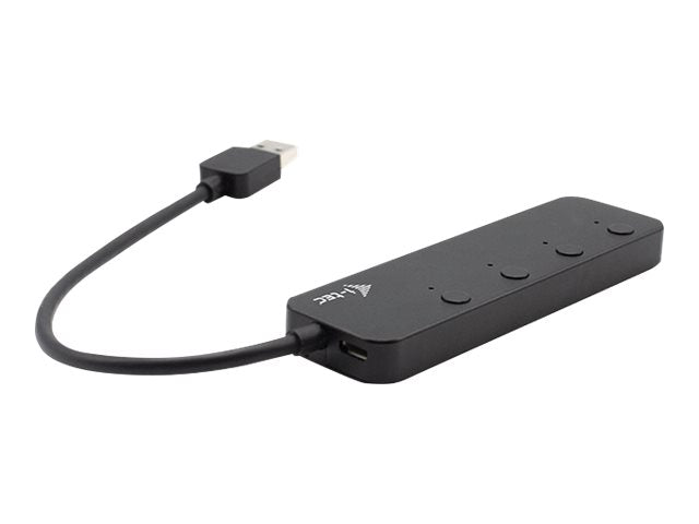 I-TEC USB 3.0 Metal HUB 4 Port with individual On/Off Switches 4xUSB 3.0 port with quick charging support BC 1.2