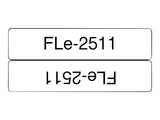 BROTHER FLe-2511 Black on White Flag Tape for Brother P-touch D800W P900W P950NW