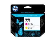 HP 771 original printhead CE018A magenta and yellow
