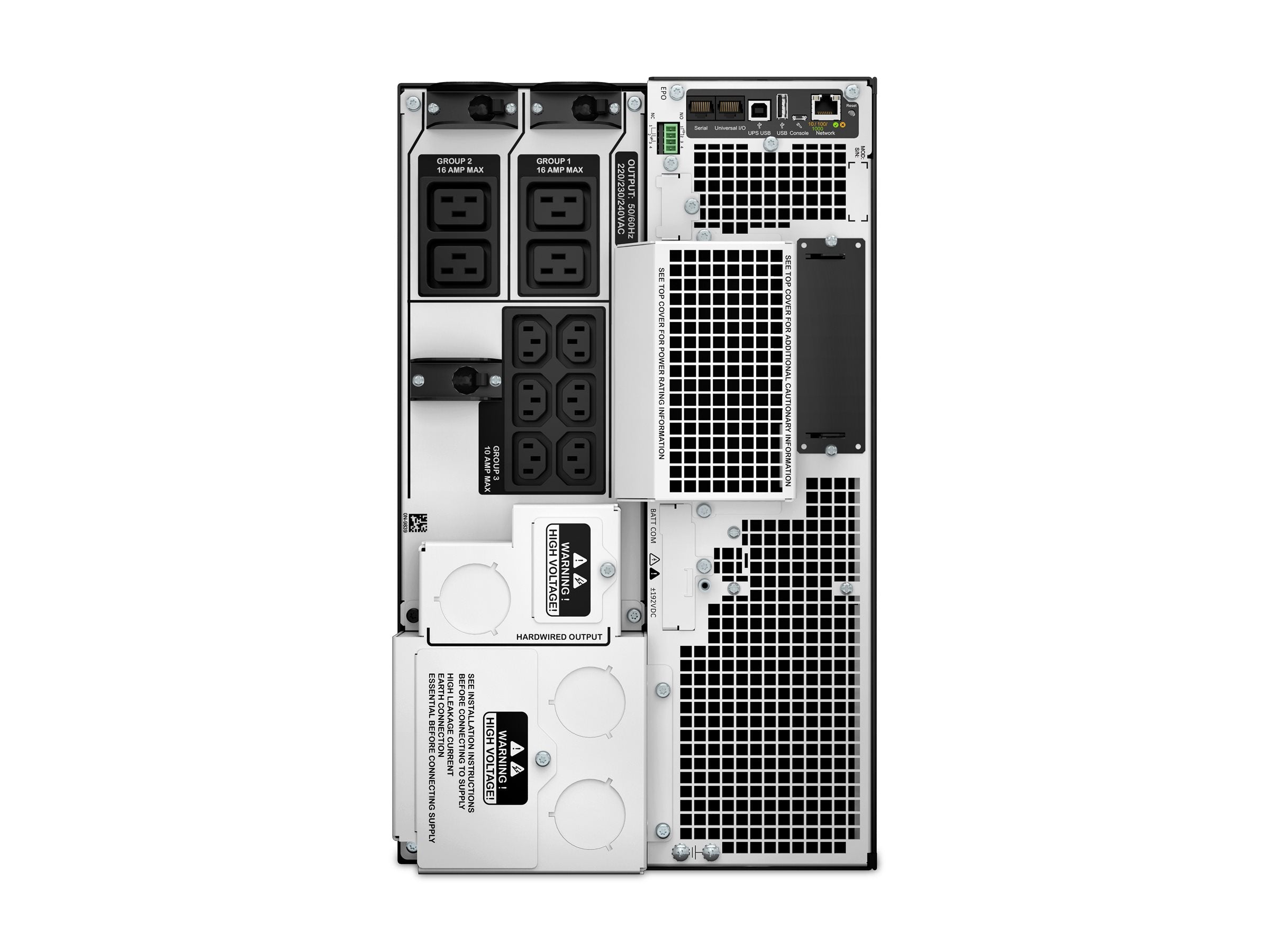 APC Smart-UPS SRT 10000VA UPS Rack AC 230/380/400/415V 10 kW 10000VA 3-phase / 1-phase Ethernet 10/100 USB oc 14 6U BK