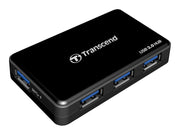 TRANSCEND HUB3 Concentrateur hub 4 x SuperSpeed USB 3.0 Ordinateur de bureau