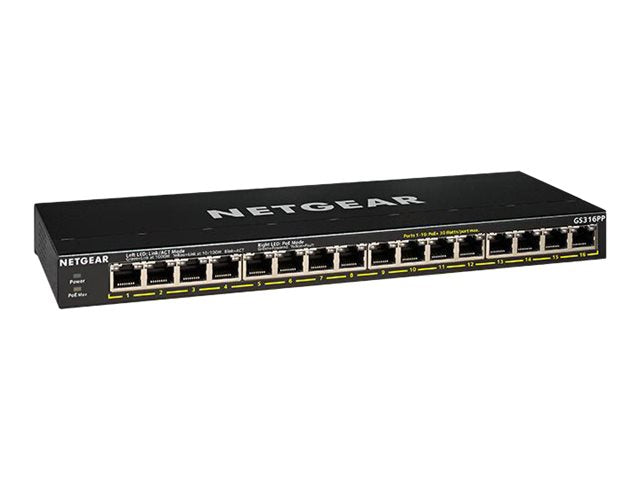 16Port GBPoE+Unmnged Switch 115W+FlexPoE