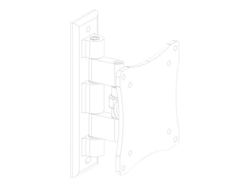 NEOMOUNTS FPMA-W810BLACK Support décran mural 10-27p - orientable