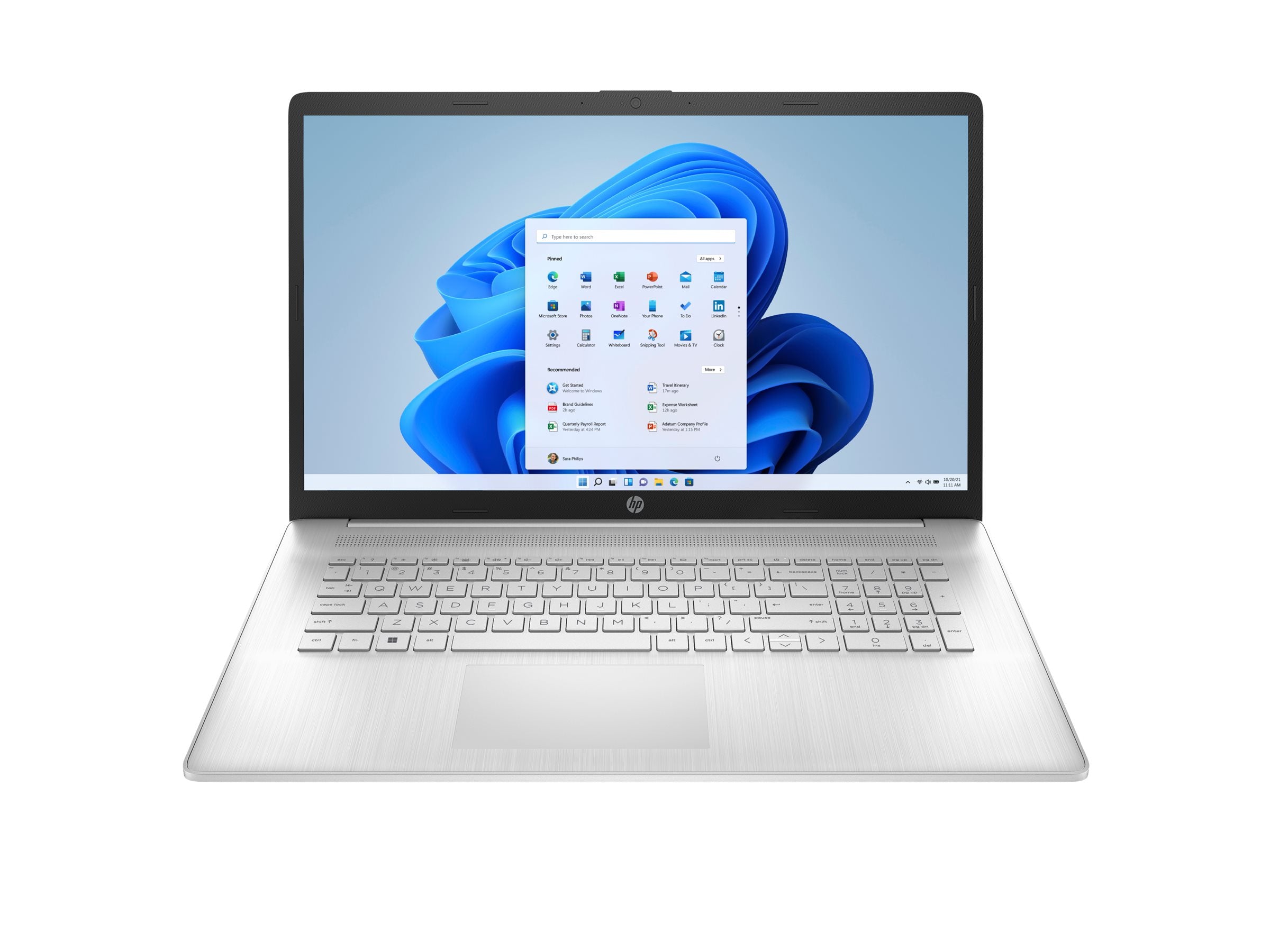 HP Laptop 17-cp2062nf - PC Portable -  AMD Ryzen 3 7320U - 17.3p HD+ - 8Go - 512Go SSD - W11H - Argent naturel