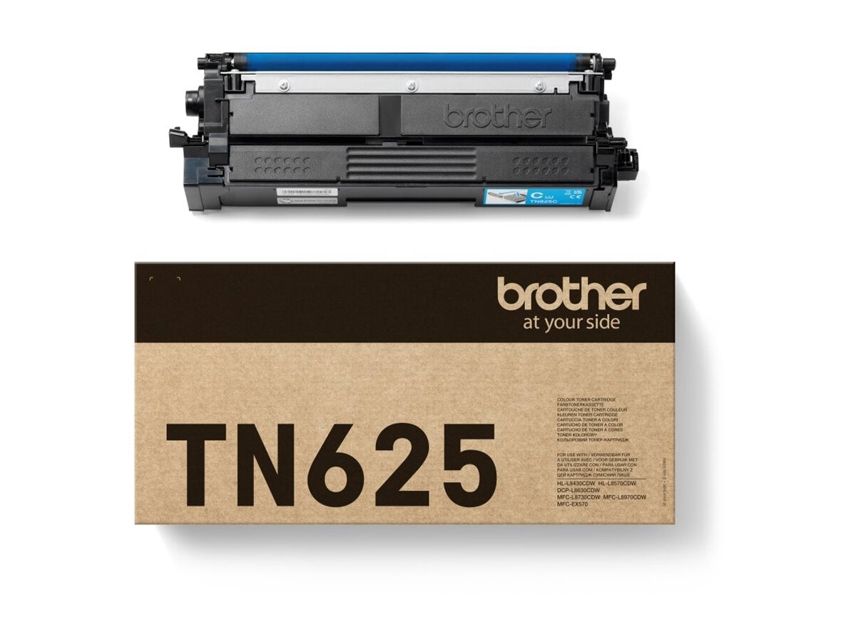 BROTHER TN-625C Cyan Toner Cartridge 1.8K pages