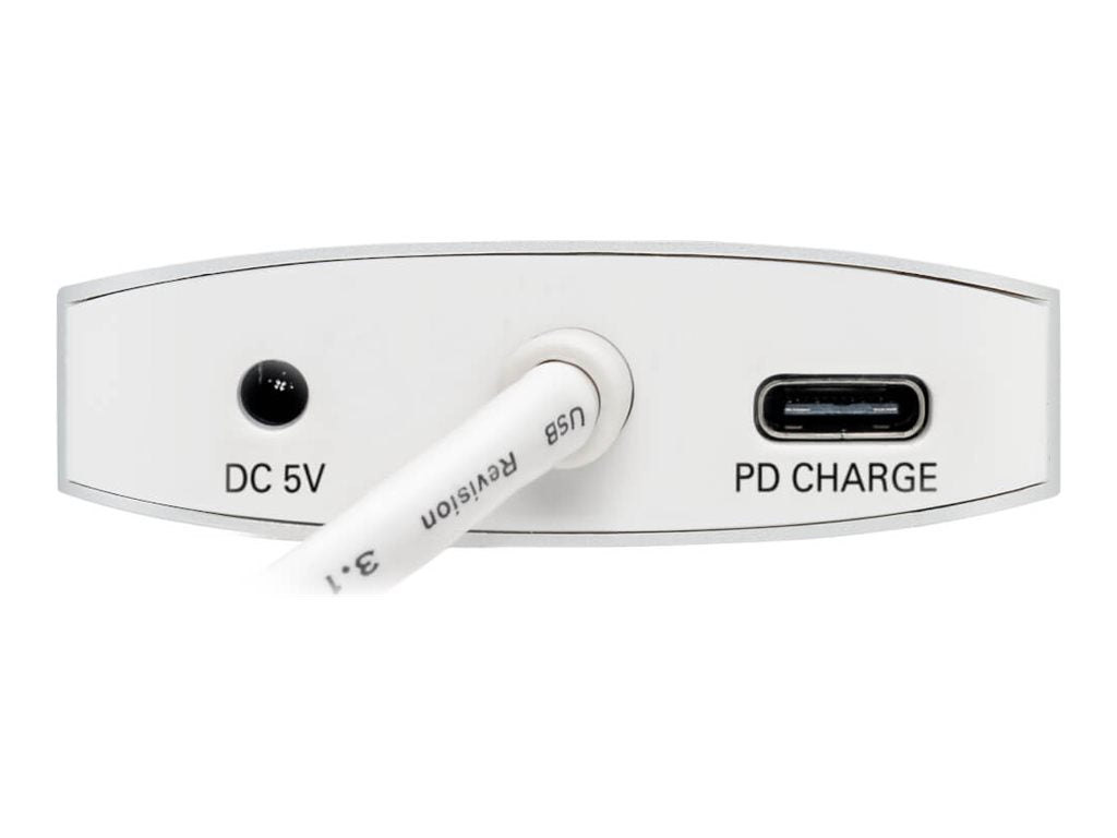 EATON TRIPPLITE USB-C Dock 4K HDMI USB 3.2 Gen 1 USB-A/C Hub GbE Memory Card 60W PD Charging