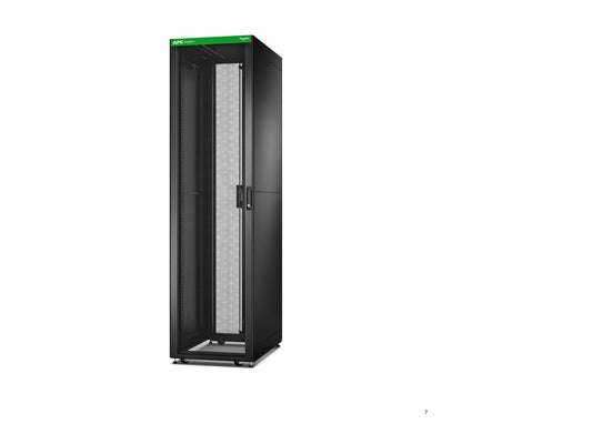 APC Easy Rack 48Ux600x1000 Roof/Side panel/castors/feet No Bottom 4Brackets black