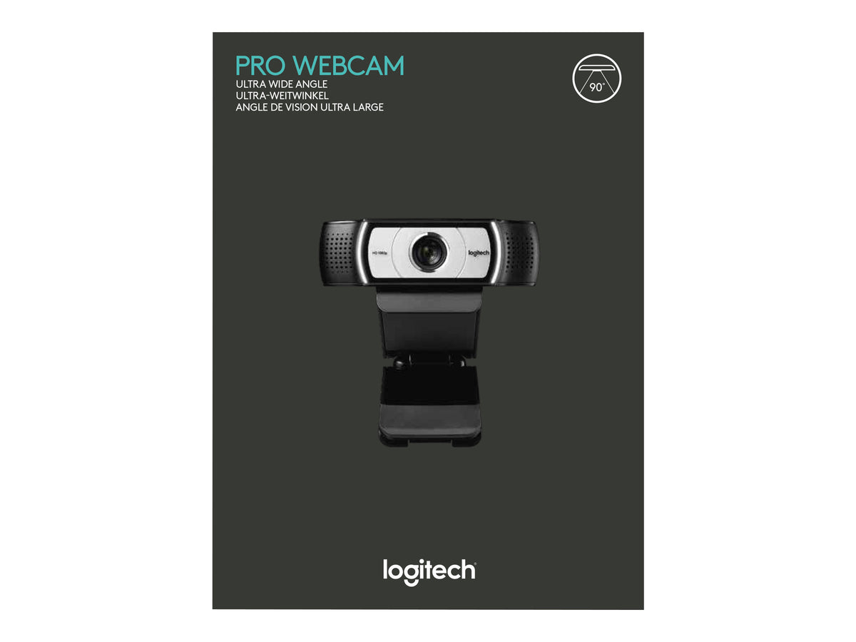 LOGITECH Webcam C930e Webcam colour 1920 x 1080 audio USB 2.0 H.264