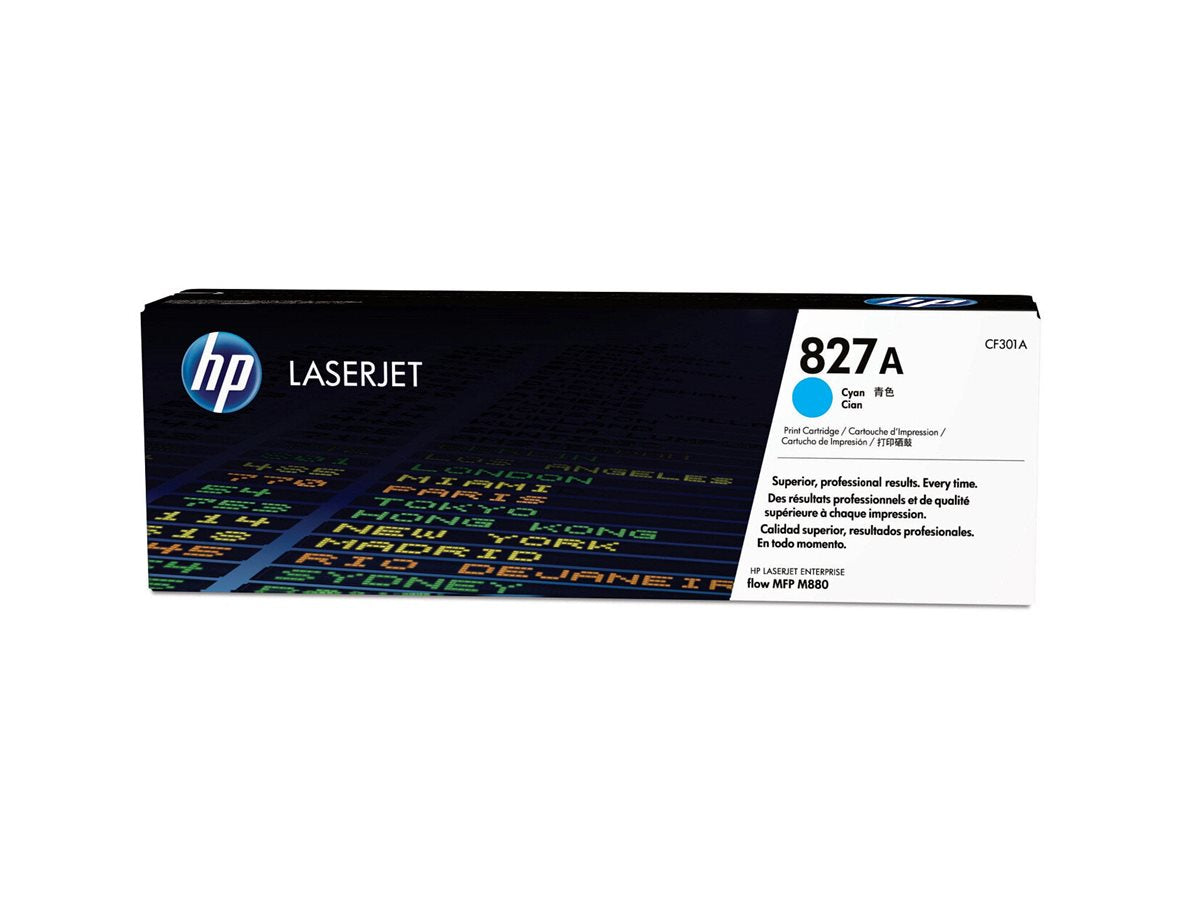HP 827A original Toner cartridge CF301A cyan standard capacity 32.000 pages 1-pack