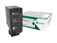 LEXMARK 15K Return Program Cartouche Cyan CS/CX827