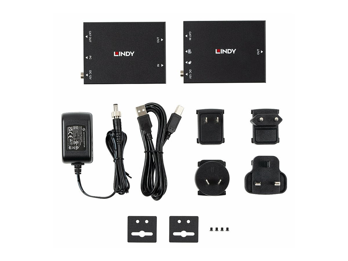 LINDY 100m Cat.6 HDMI & USB KVM Extender