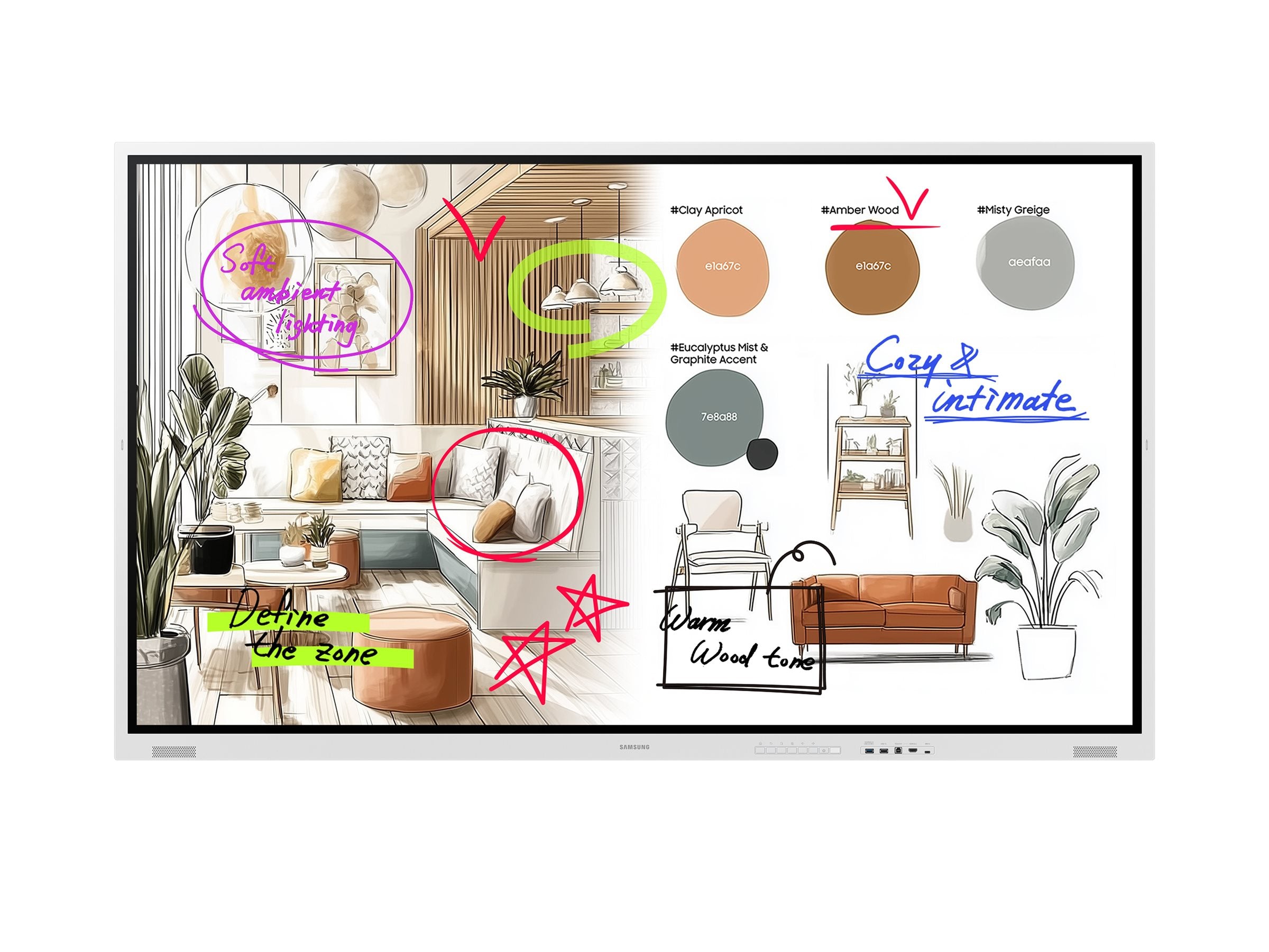 Samsung Flip Pro 85" UHD WM85F-X