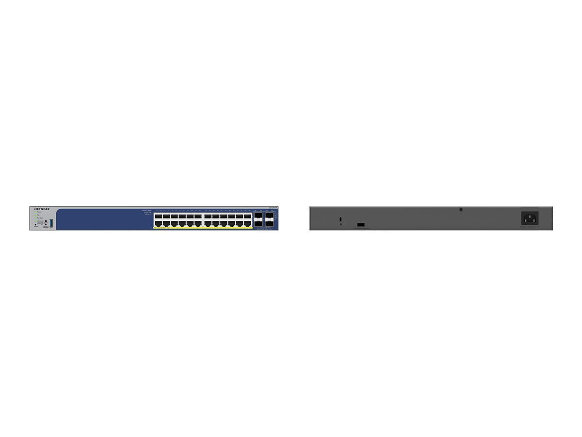 NETGEAR 24P GE POE++ Smart Switch W/10G SFP+ GS728TXUP