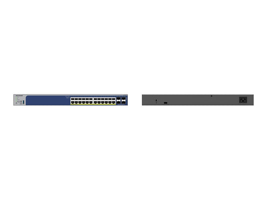 NETGEAR 24P GE POE++ Smart Switch W/10G SFP+ GS728TXUP