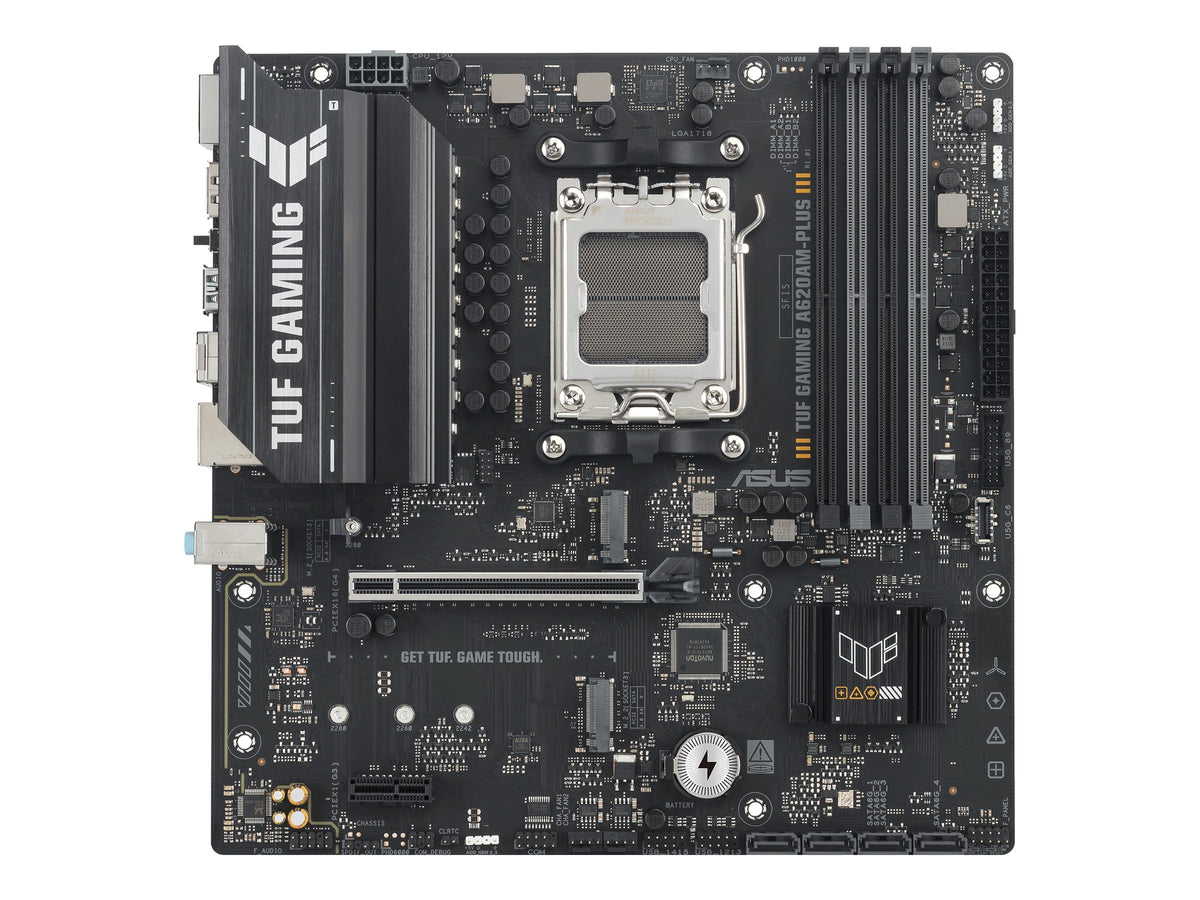 ASUS AMD A620A micro-ATX motherboard 4xDDR5 1xHDMI 2.1 2xDP 1.4 2xM.2 4xSATA