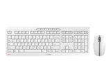CHERRY Stream Desktop Keyboard and Mouse Pale Grey (EU)