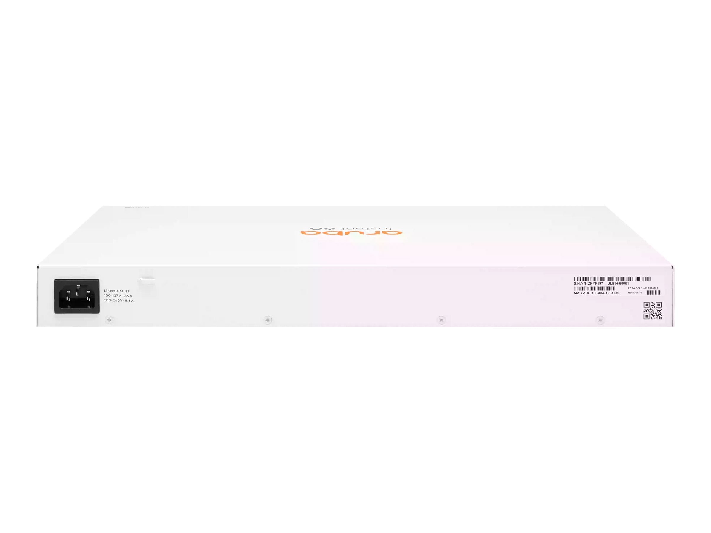 HPE Networking Instant On 1830 48G 4SFP Switch Commutateur intelligent 48 x 10/100/1000 + 4 x Gigabit SFP de bureau
