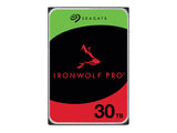 SEAGATE Ironwolf PRO Enterprise 30To 7200 tr/min 6 Gbit/s SATA 256 Mo de cache 8.9 cm 3.5 pouces 24h/24 et 7j/7 pour systèmes NAS