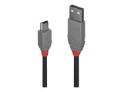 LINDY Câble USB 2.0 type A vers Mini-B Anthra Line 2m