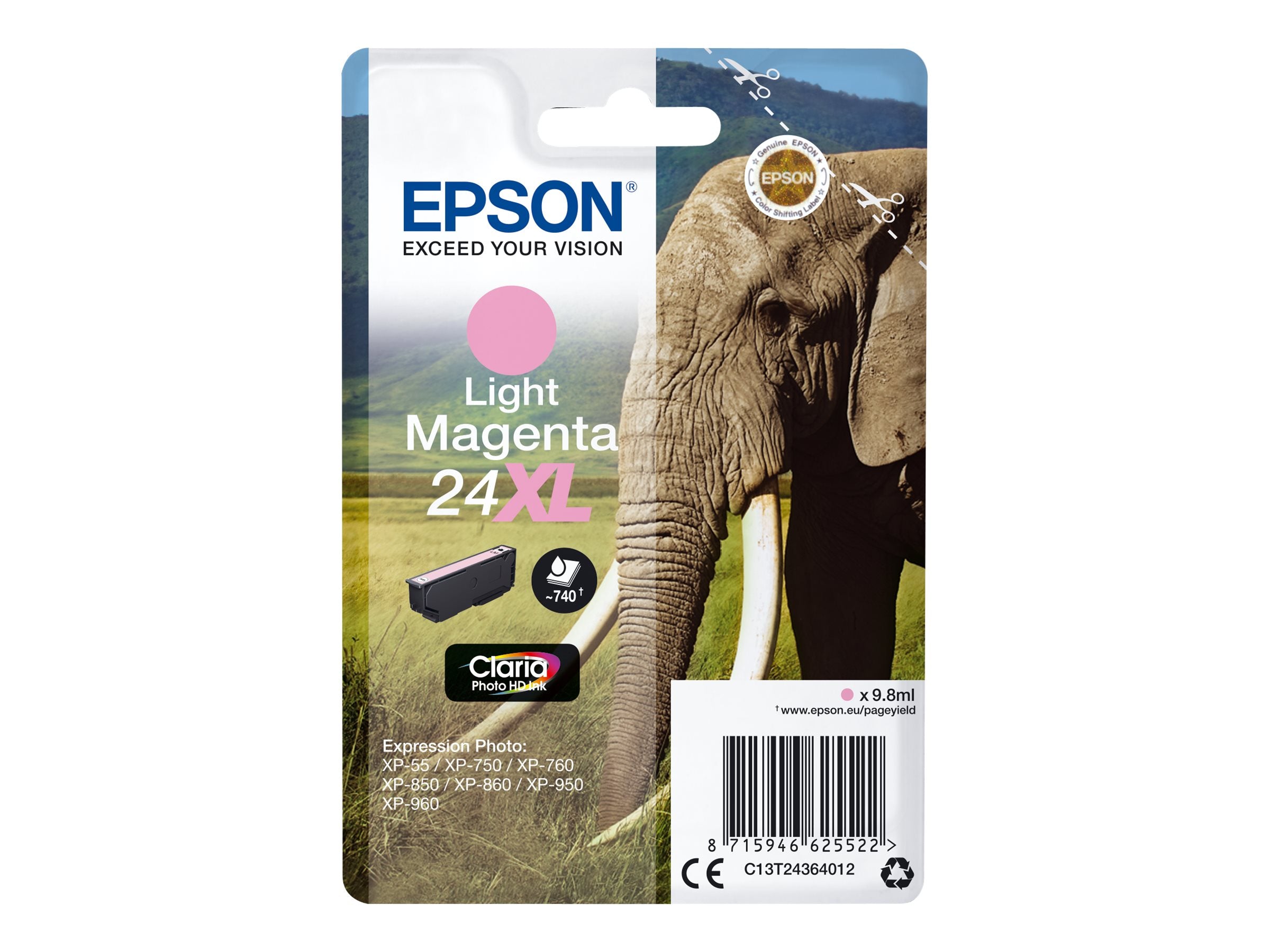 Ink/24XL Elephant 9.8 ml LMG