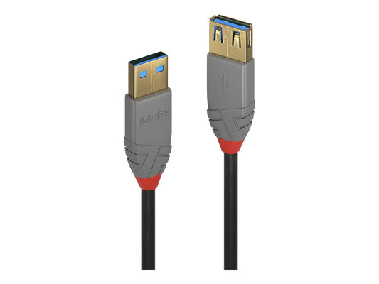 LINDY 3m USB 3.0 Type A extension cable A male / female Anthra Line