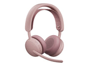 LOGITECH HEADSET - Zone Wireless 2 UC - ROSE TEAMS - 2.4GHZ/BT - N/A - EMEA-914 - A00174 A00172 NO STAND