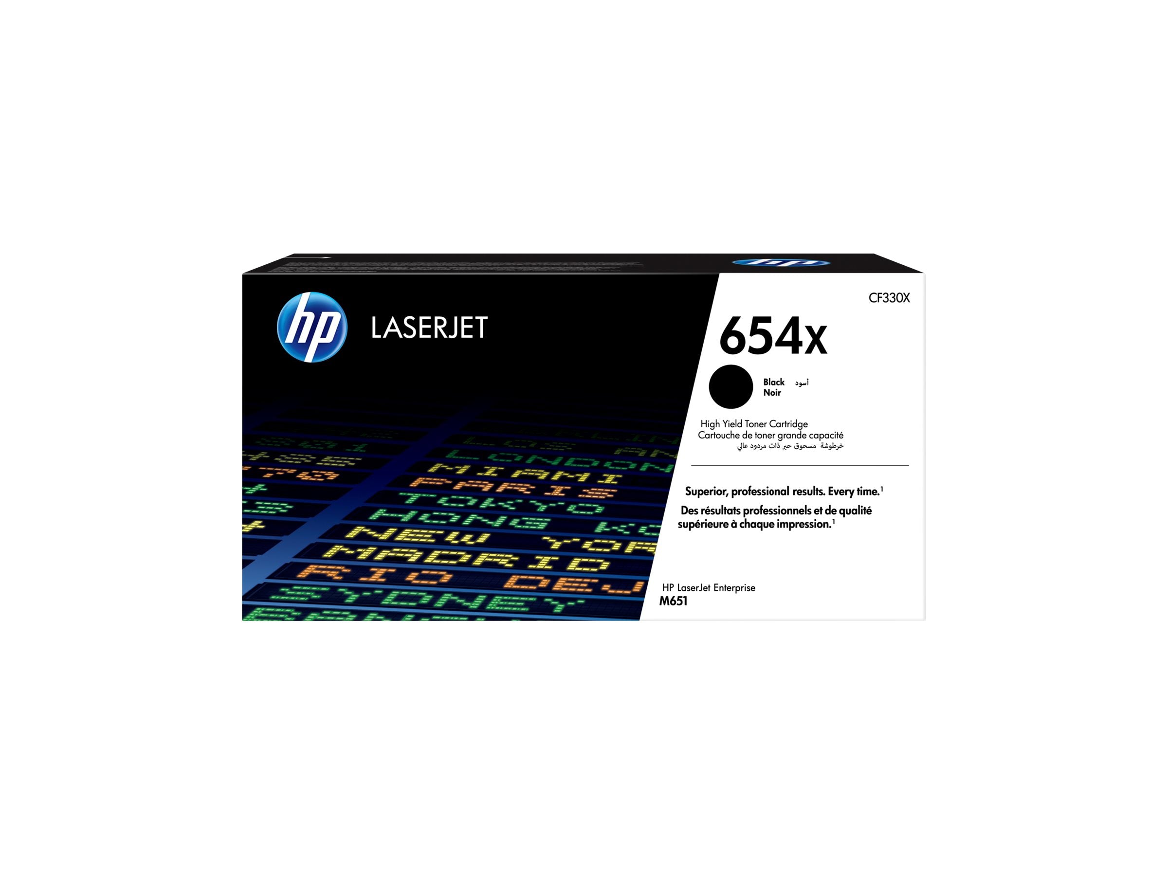 HP 654X original Toner cartridge CF330X black high capacity 20.500 pages 1-pack