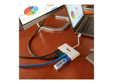 EATON TRIPPLITE USB-C Multiport Adapter - 4K HDMI USB-A Port GbE 60W PD Charging HDCP White