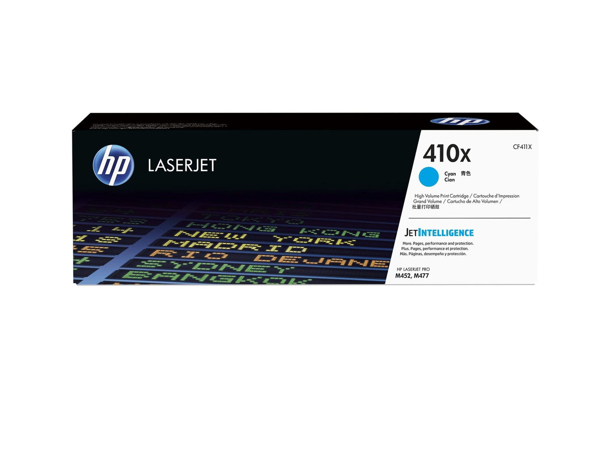 HP 410X original Toner cartridge CF411X cyan HY