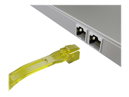 LINDY Verrous de ports RJ45 10 pièces avec clé jaune