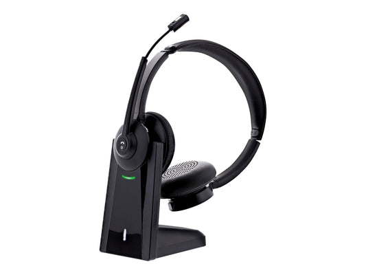 TNB Activ 1000X Professional Headset With Recharge Base Wireless Connection Bluetooth 5.0 And 24Ghz Stereo Earpads