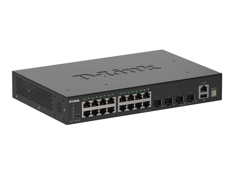 D-LINK 16 Ports GE + 4 Ports 10G SFP+ Smart Managed Switch