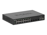 D-LINK 16 Ports GE + 4 Ports 10G SFP+ Smart Managed Switch