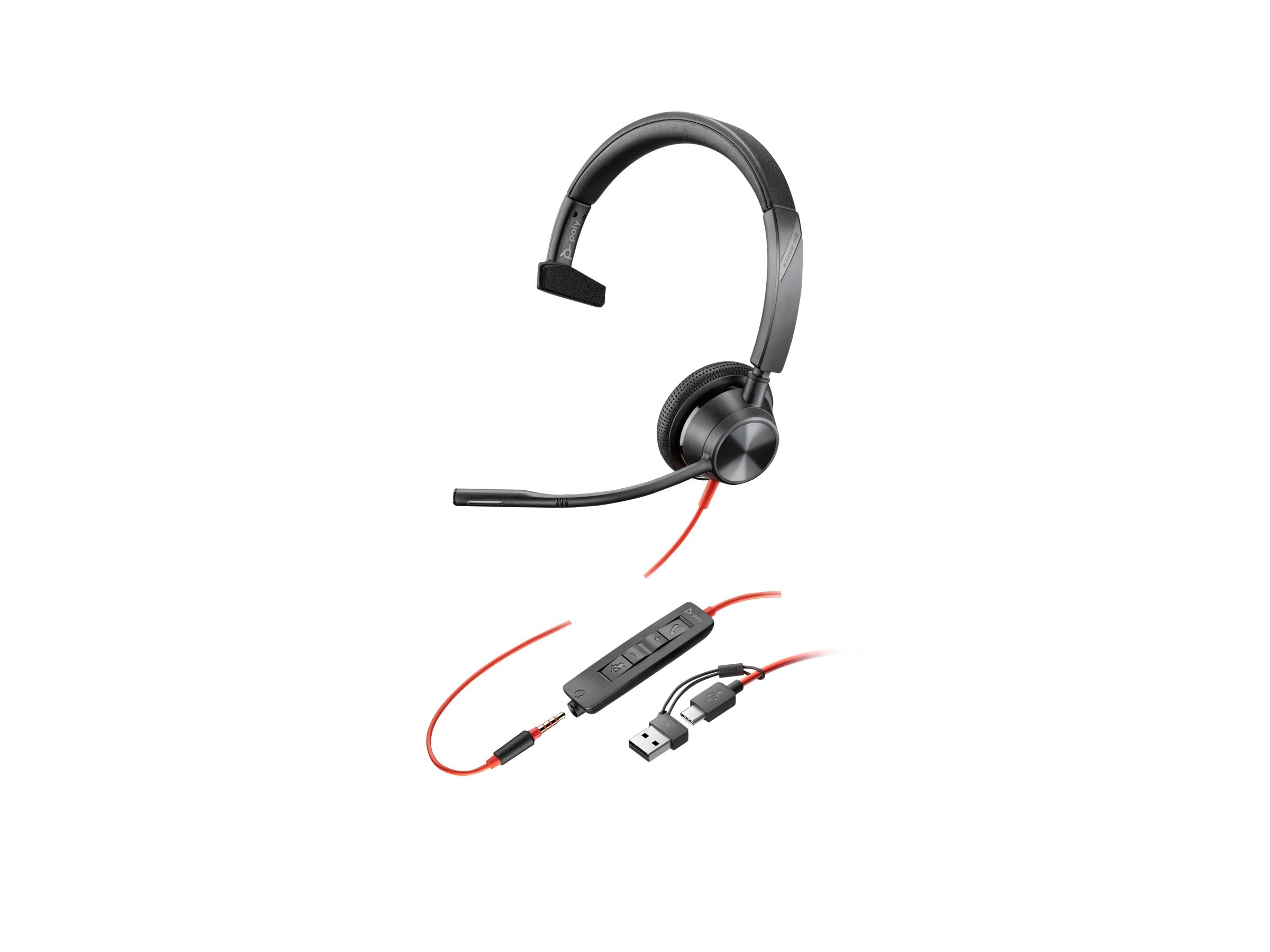 Poly BW 3315 USB-C HS+3.5mmP+USB-C/A