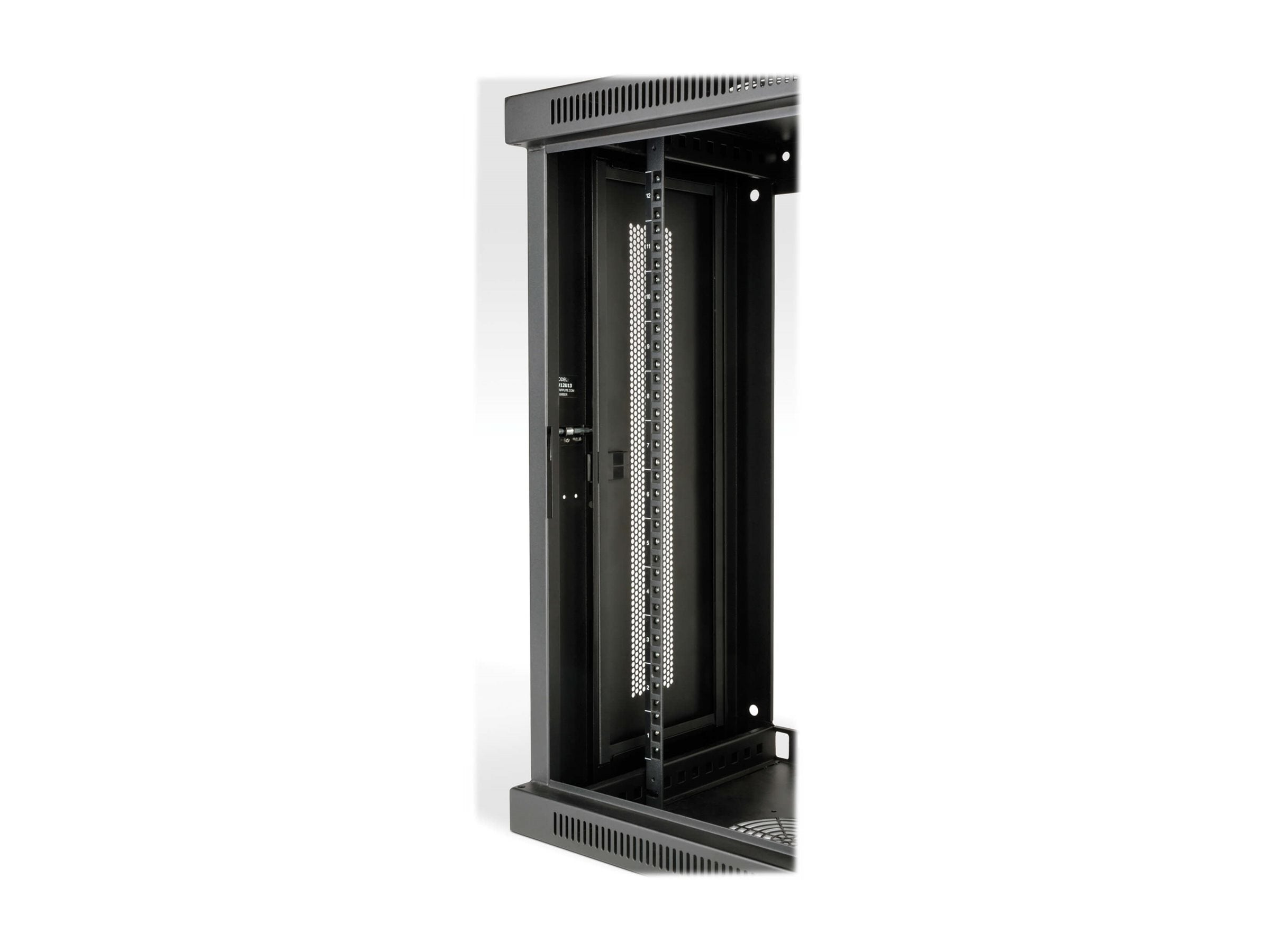 EATON TRIPPLITE SmartRack Rack enclosure cabinet low-profile patch-depth small wall mountable Black 12U 19