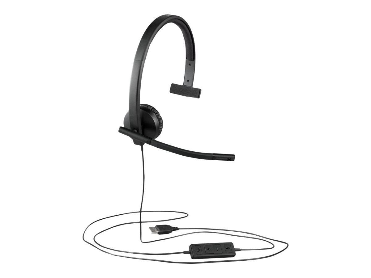LOGITECH H570e Mono Teams version Headset Black