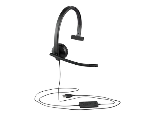 LOGITECH H570e Mono Teams version Headset Black