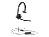 LOGITECH H570e Mono Teams version Headset Black