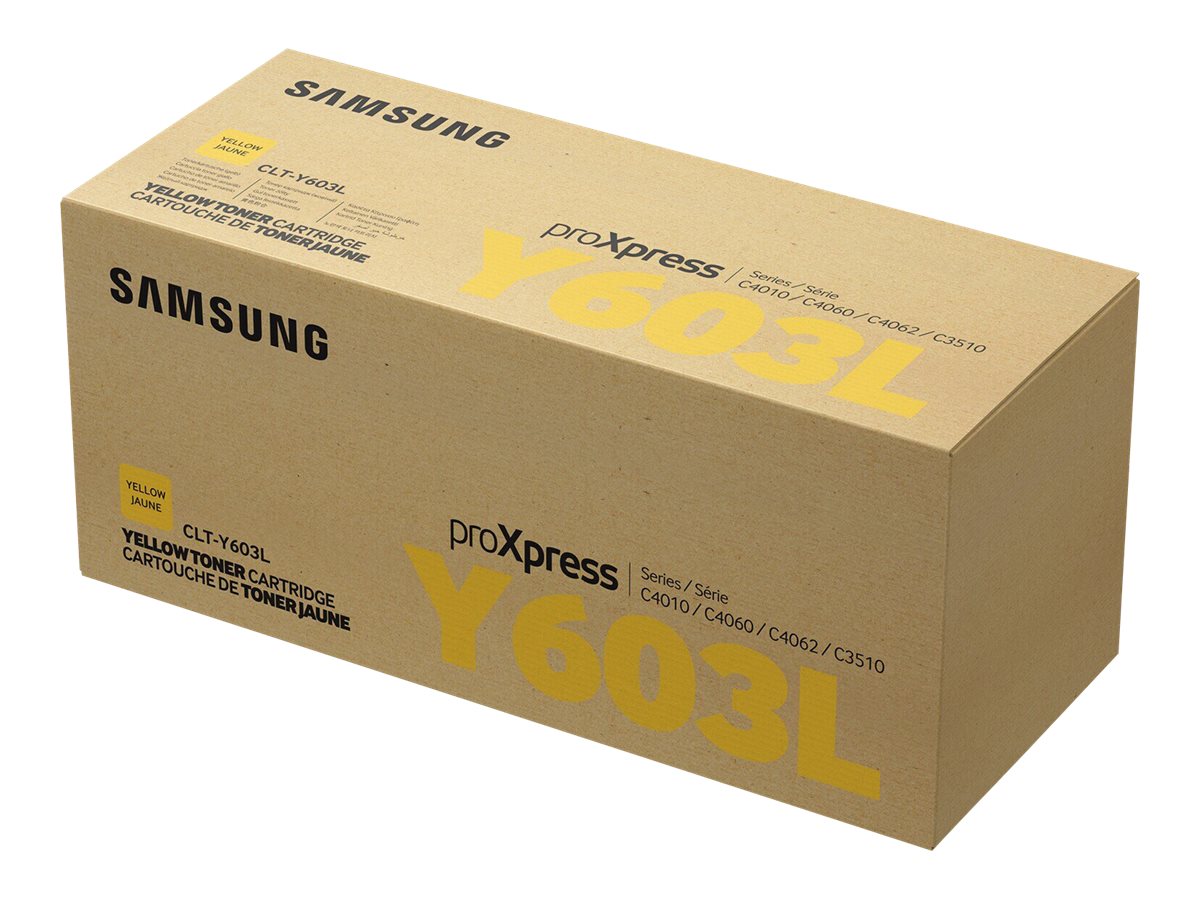 SAMSUNG CLT-Y603L/ELS High Yield Yellow Toner Cartridge