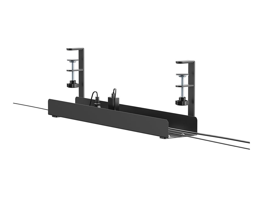 NEOMOUNTS Cable Management Tray max 5kg. clamp-on design universal black