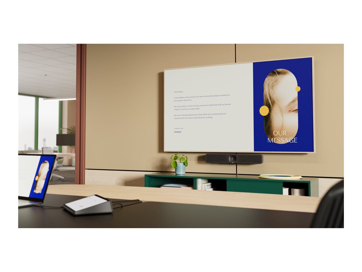 LOGITECH MeetUp 2 4K Video Conference Camera Mic RJ-45 HDMI USB-C USB Graphite UK/EU