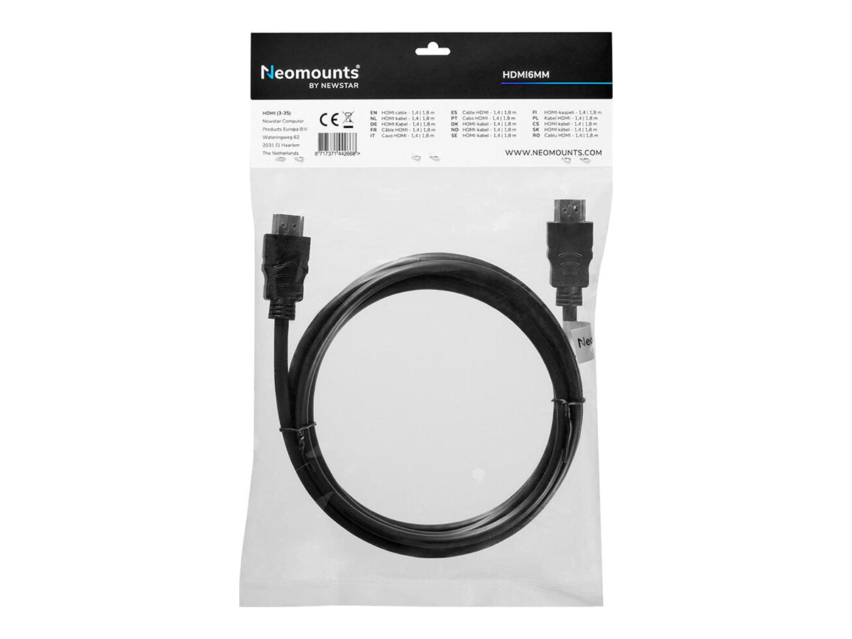 NEOMOUNTS HDMI6MM câble HDMI - 1.8 mètres