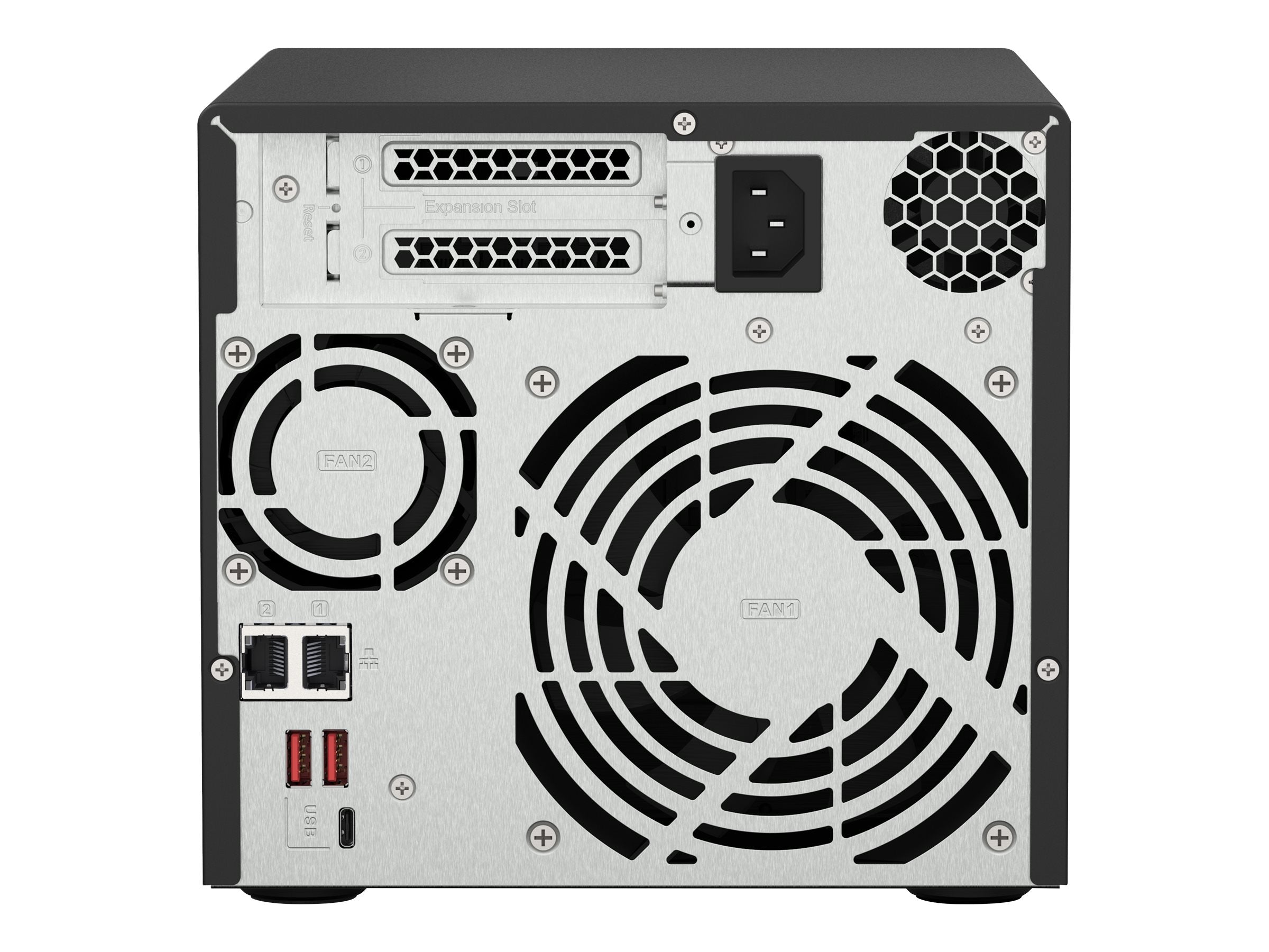 QNAP TS-473A-8G NAS AMD Ryzen Embedded V1500B 8Go SO-DIMM DDR4 4x 2.5/3.5inch SATA 6Gbps 2x M.2 2280 NVMe PCIe Gen3 x1 slots