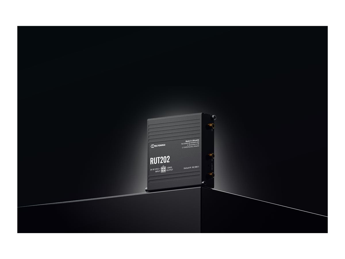 TELTONIKA NETWORKS RUT202 Dual Sim 4G/LTE/3G WiFi EMEA EU Industrial Router