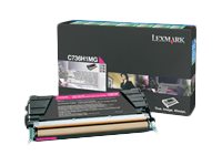 LEXMARK C736,  X736,  X738 cartouche de toner magenta haute capacité 10.000 pages pack de 1 retour programme